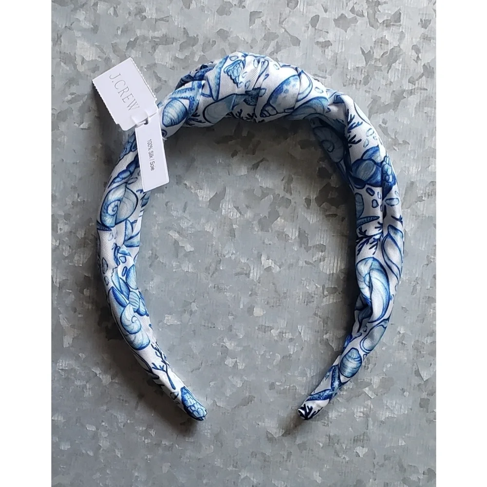16. J.Crew Printed knot headband